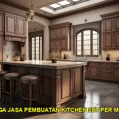 Mengetahui harga jasa pembuatan kitchen set per meter